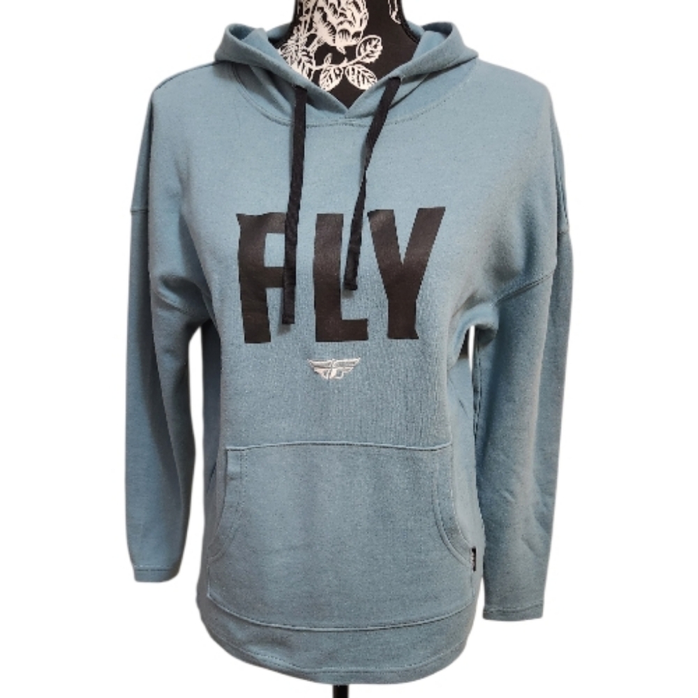 Fly Racing "Weekender" Women's Pullover Hoodie - Sage Green/Black - Small
